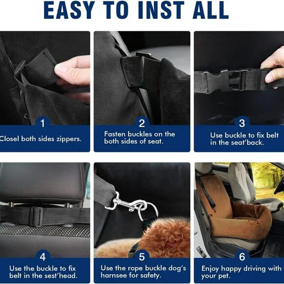 Dog Car Seat Pet Booster Seat - Picture 6 of 6